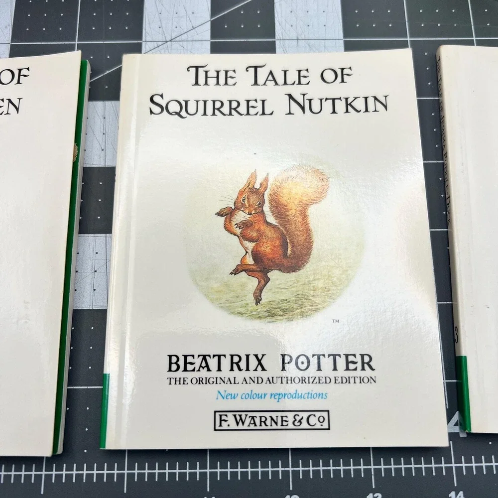 Vintage Beatrix Potter Book Lot 6 Softcover Books Eden Toys Bunny Korea